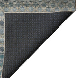 Dalyn Burano BU6 Blue Rug backing detail