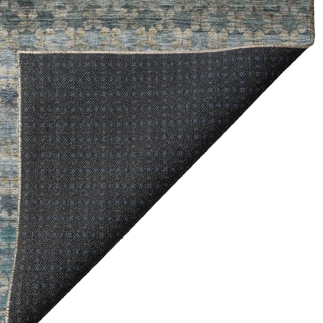 Dalyn Burano BU6 Blue Rug backing detail