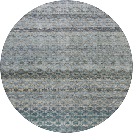 Dalyn Burano BU6 Blue Rug round rug