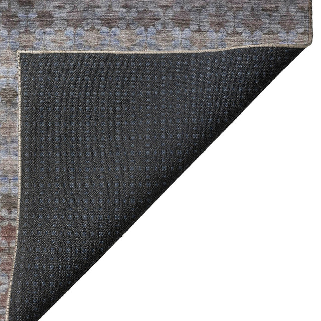 Dalyn Burano BU6 Brown Rug backing detail