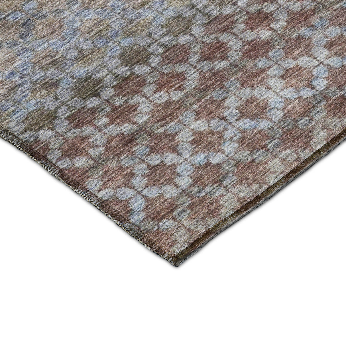 Dalyn Burano BU6 Brown Rug corner detail
