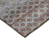 Dalyn Burano BU6 Brown Rug corner detail