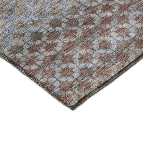 Dalyn Burano BU6 Brown Rug corner detail