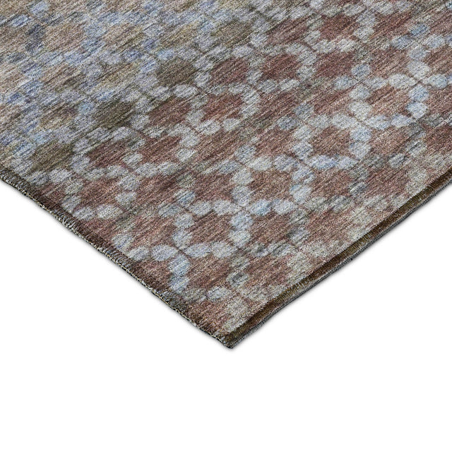 Dalyn Burano BU6 Brown Rug corner detail