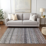 Dalyn Burano BU6 Brown Rug shown in a room