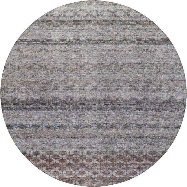 Dalyn Burano BU6 Brown Rug round rug