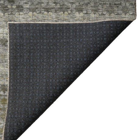 Dalyn Burano BU6 Pewter Rug backing detail