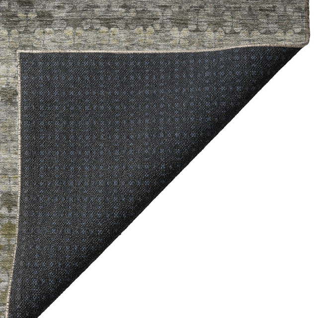 Dalyn Burano BU6 Pewter Rug backing detail