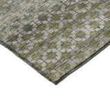 Dalyn Burano BU6 Pewter Rug corner detail