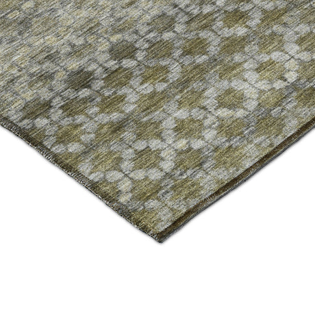 Dalyn Burano BU6 Pewter Rug corner detail
