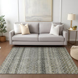Dalyn Burano BU6 Pewter Rug shown in a room