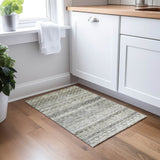 Dalyn Burano BU6 Pewter Rug shown in a room