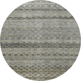 Dalyn Burano BU6 Pewter Rug round rug