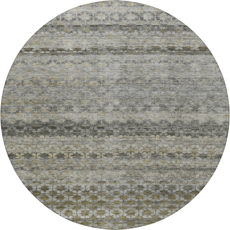 Dalyn Burano BU6 Pewter Rug round rug