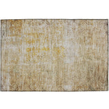 Dalyn Burano BU7 Gold Rug rectangular rug