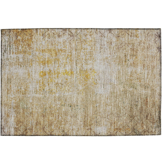 Dalyn Burano BU7 Gold Rug rectangular rug