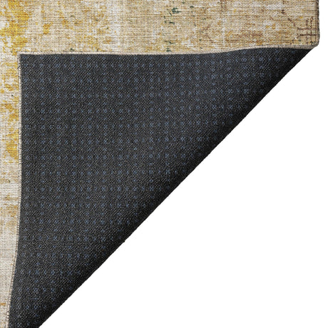 Dalyn Burano BU7 Gold Rug backing detail