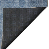 Dalyn Burano BU8 Blue Rug backing detail