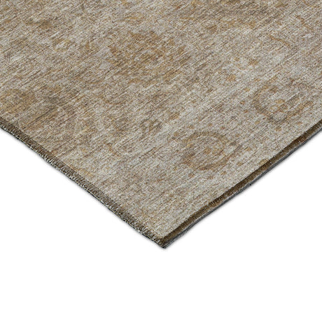 Dalyn Burano BU8 Brown Rug corner detail