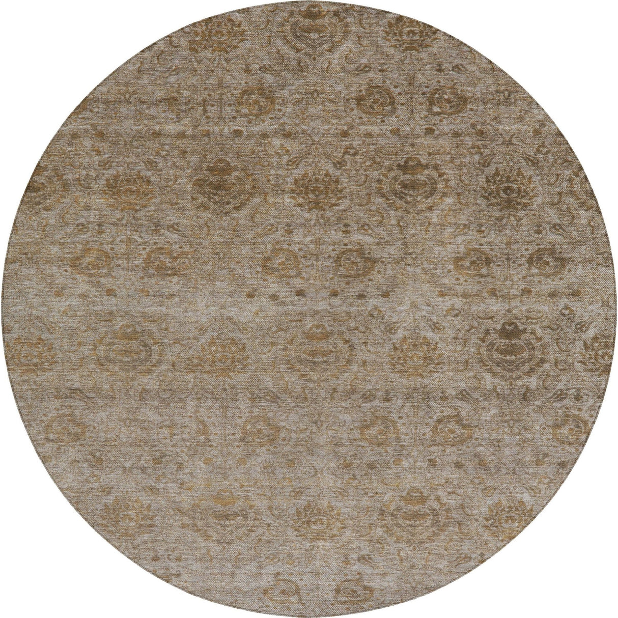 Dalyn Burano BU8 Brown Rug round rug