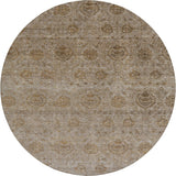 Dalyn Burano BU8 Brown Rug round rug