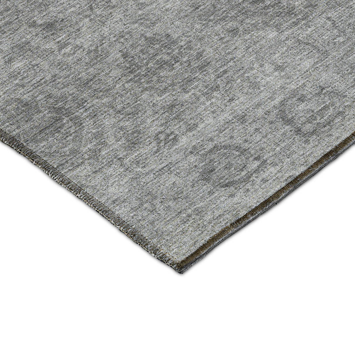 Dalyn Burano BU8 Gray Rug corner detail