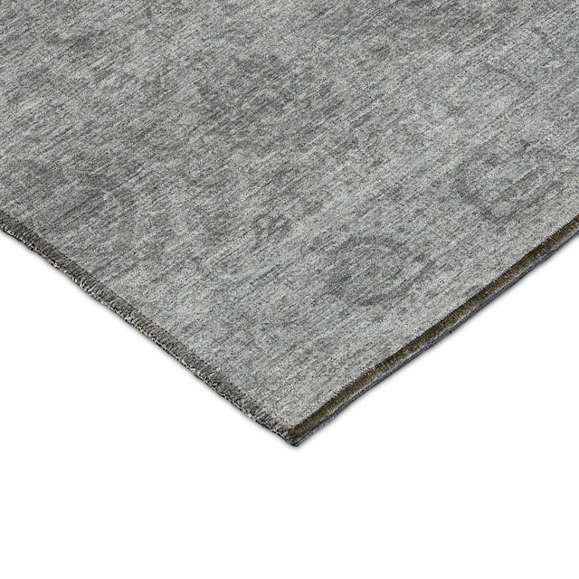 Dalyn Burano BU8 Gray Rug corner detail