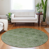 Dalyn Burano BU8 Olive Rug shown in a room