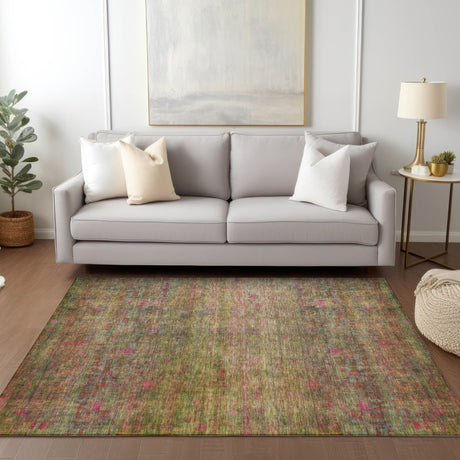 Dalyn Burano BU9 Cactus Rug shown in a room