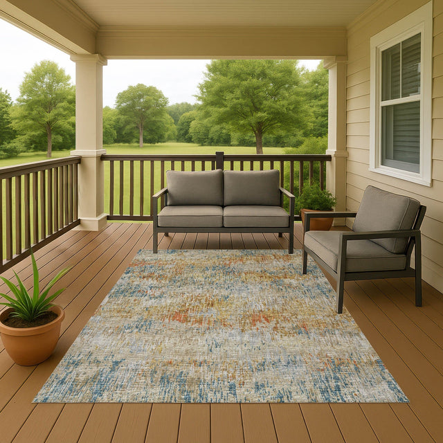 Dalyn Camberly CM1 Sunset Rug outdoor lifestyle image