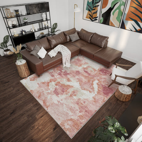 Dalyn Camberly CM2 Blush Rug shown in a room