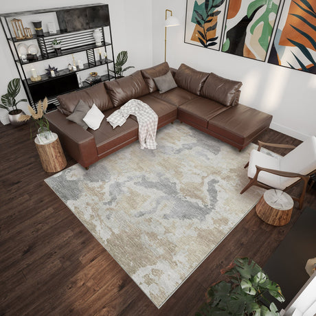 Dalyn Camberly CM2 Stucco Rug shown in a room
