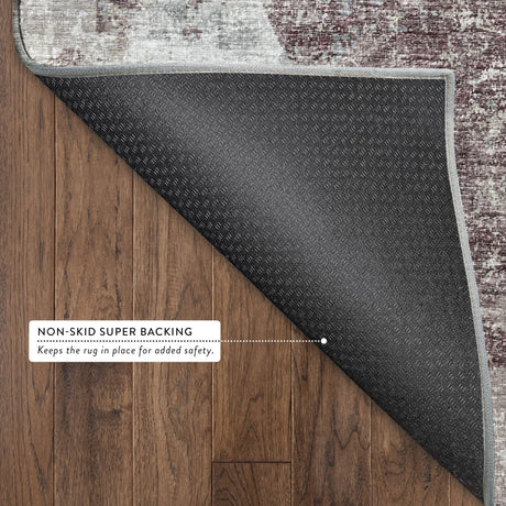 Dalyn Camberly CM3 Merlot Rug backing detail