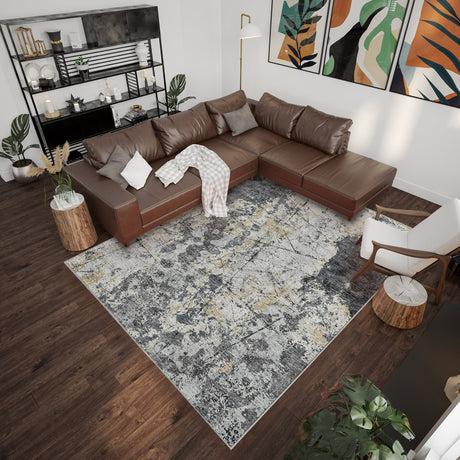 Dalyn Camberly CM3 Midnight Rug shown in a room