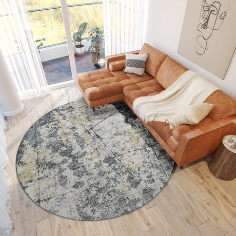 Dalyn Camberly CM3 Midnight Rug shown in a room