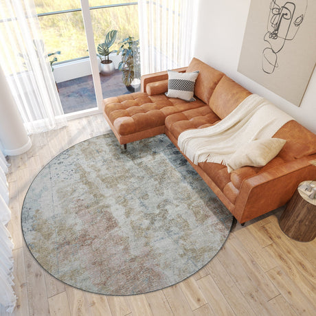 Dalyn Camberly CM3 Mineral Blue Rug shown in a room