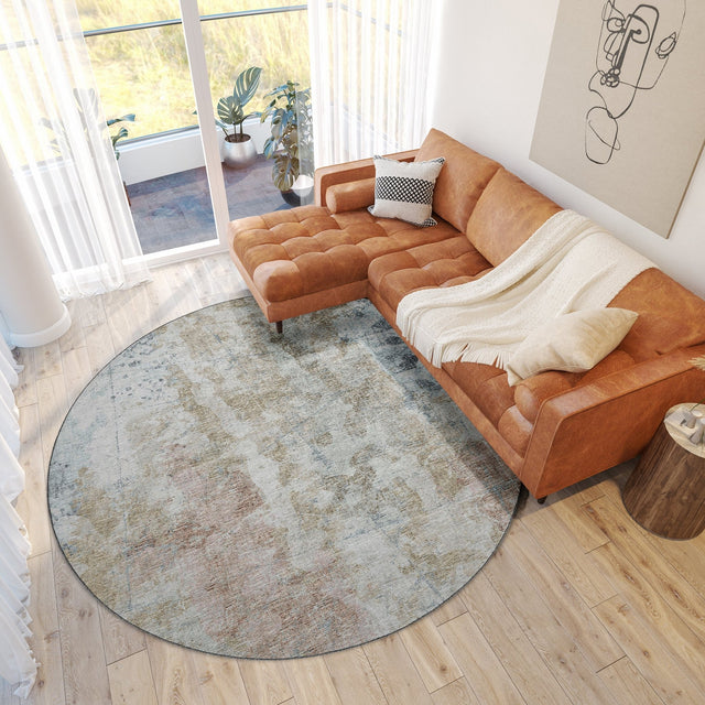 Dalyn Camberly CM3 Mineral Blue Rug shown in a room