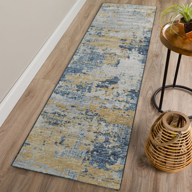 Dalyn Camberly CM4 Navy Rug shown in a room