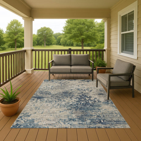 Dalyn Camberly CM5 Ink Rug outdoor lifestyle image