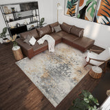 Dalyn Camberly CM5 Mink Rug shown in a room