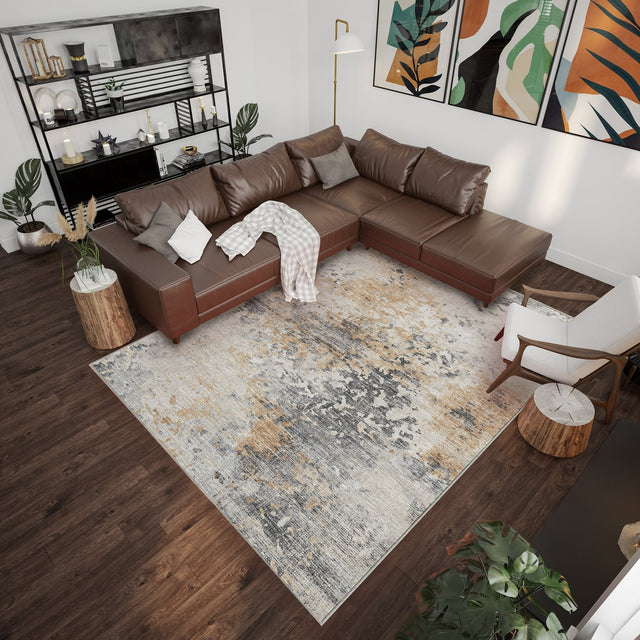 Dalyn Camberly CM5 Mink Rug shown in a room
