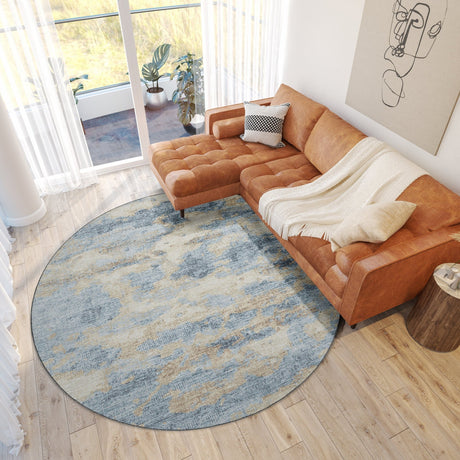 Dalyn Camberly CM6 Indigo Rug shown in a room