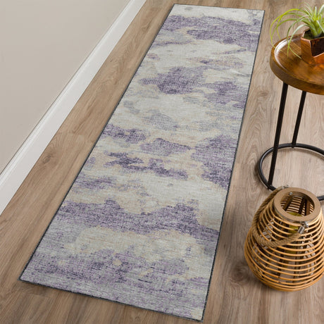 Dalyn Camberly CM6 Lavender Rug shown in a room
