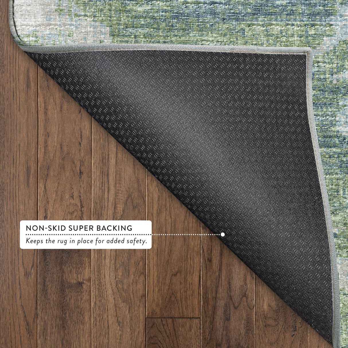 Dalyn Camberly CM6 Meadow Rug backing detail