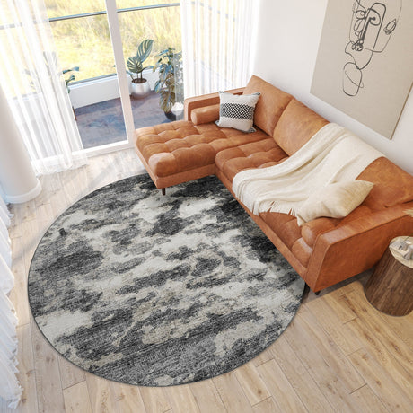 Dalyn Camberly CM6 Midnight Rug shown in a room