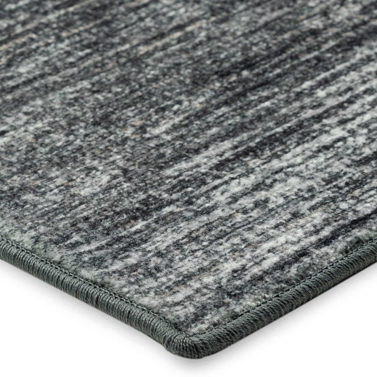 Dalyn Ciara CR1 Charcoal Rug corner detail