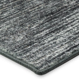 Dalyn Ciara CR1 Charcoal Rug corner detail