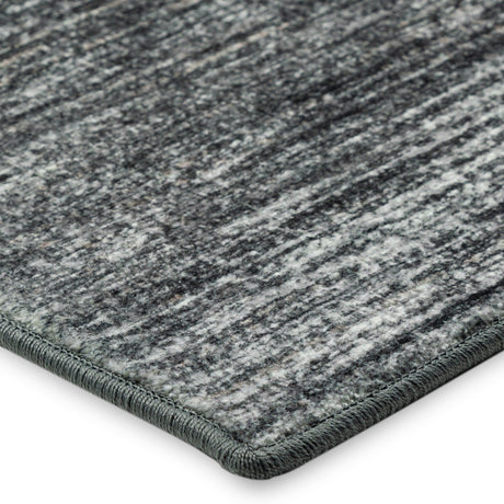 Dalyn Ciara CR1 Charcoal Rug corner detail