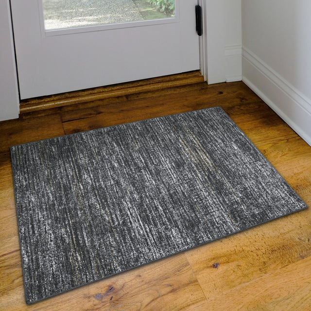 Dalyn Ciara CR1 Charcoal Rug shown in a room