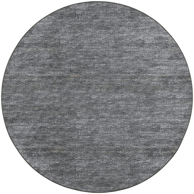 Dalyn Ciara CR1 Charcoal Rug round rug